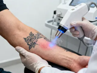 Picosecond laser tattoo removal