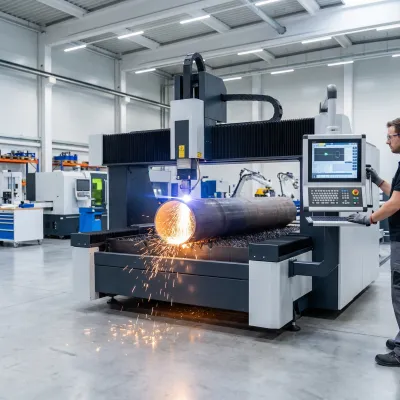 steel pipe laser cutting